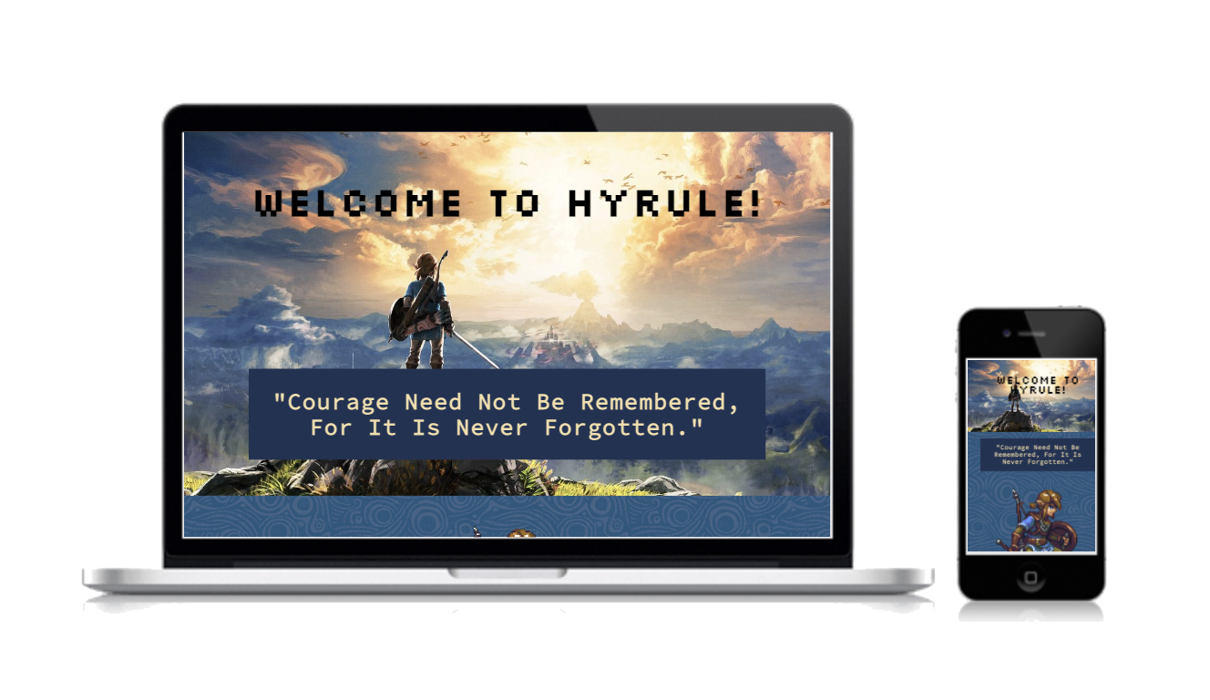 Desktop and mobile preview of Hyrule World